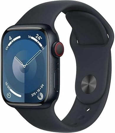 Apple Watch Series 9 GPS 41 mm aluminiowa obudowa Midnight Sports Band - S/M